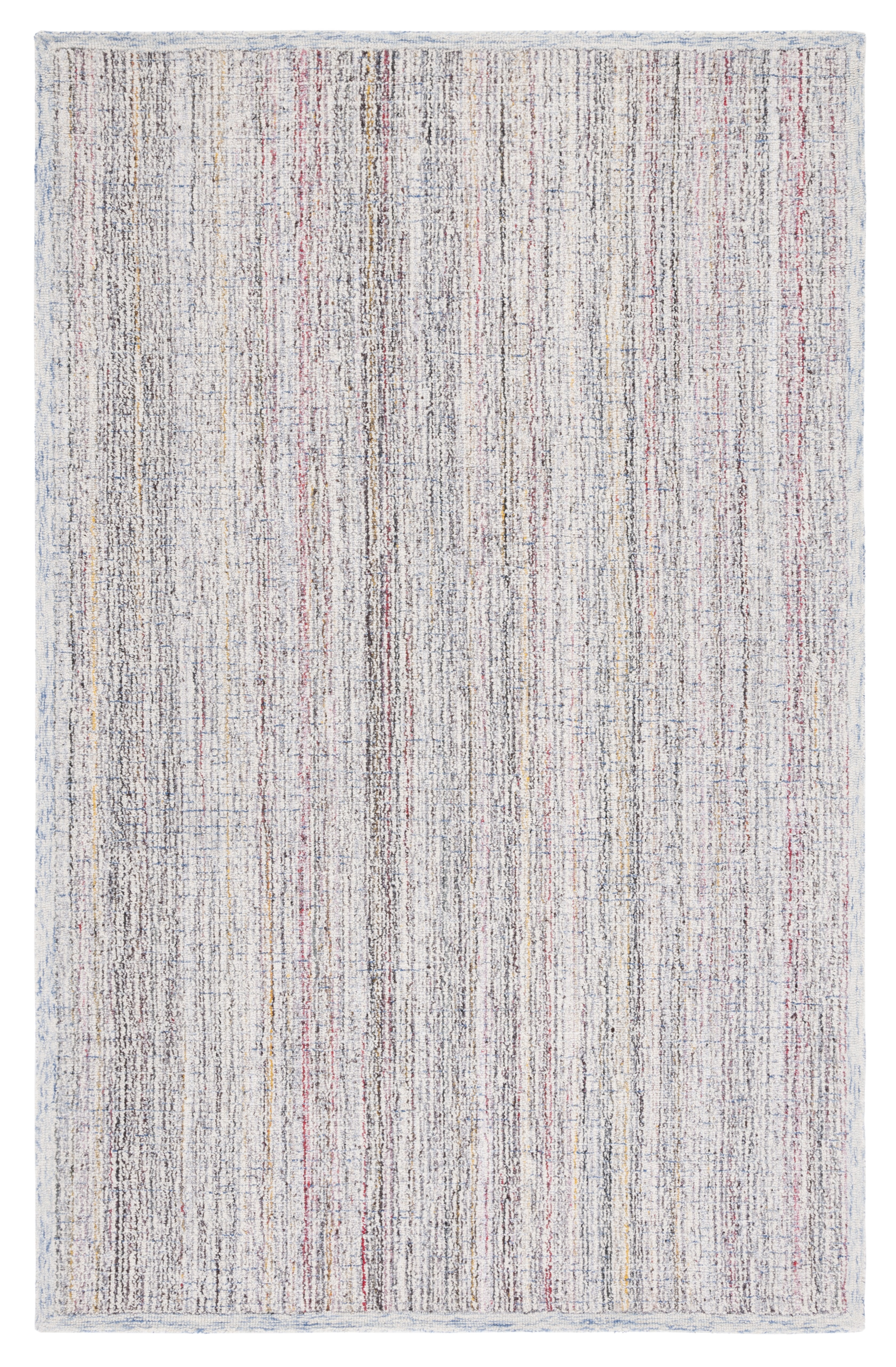 SAFAVIEH Abstract Noah Striped Area Rug, Red/Ivory, 8' x 10'