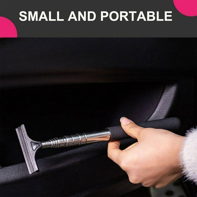 Car Rearview Mirror Wiper Retractable Auto Door Glass Squeegee Portable for  Auto