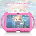thumbnail image 2 of Kids Tablet 7 inch, Android 12 Tablet for Kids, 4GB RAM 32GB ROM, 512GB Expandsion, with Parental Control, Google Certified Toddler Tablet, WiFi, Bluetooth, Dual Camera with Silicone Case, 2 of 7