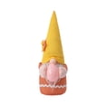 thumbnail image 1 of Easter Decorations Faceless Doll Holding Eggs Cartoon Design Desktop Ornament Festive Gift Orange Home Decor Spring Holiday, 1 of 6