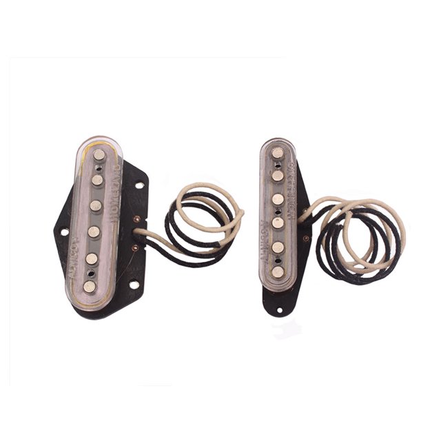 Pickups Doble Salida Operación de estilo tonterías Puente Transductor eléctrico Estabilidad Gran material Humbucker para bajos eléctricos 2 piezas kenally OD019947-00