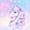 Pink Purple Blue, variant on Metsweet Princess Unicorn Twin Sheets 3pcs, Dreamy Gradient Starry Sky Bedding, Blue Purple Pink,1 Fitted Sheet, 1 Flat Sheet and 1 Pillowcase
