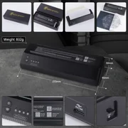 Portable Wireless Tattoo Printer Thermal Printer Transfer Bluetooth USB Mobile Machine Text PDF Document Maker with Paper