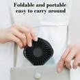 thumbnail image 6 of Portable Fan Makeup Fan with a Mirror Handheld Fan Foldable Usb Rechargeable Reversible Base Vertical Blowing 3 Wind Speeds Lightweight Easy Storage Desk Fan For Travel Office Gifts for Women, 6 of 7