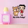 thumbnail image 2 of My Little Pudgy Betty "Boop-Boop-Be-Doop" Quote Wall Decal Decoration Cute Beautiful Girls Womens Kids Children Hoilday Decals Stickers Art Gift Room Walls Wall Decoration - Size: 10 In(W) x 10 In(H), 2 of 4