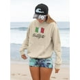 thumbnail image 2 of Buon Ferragosto Italy Flag Hoodie Women -Image by Shutterstock, Female XX-Large, 2 of 4