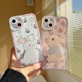 thumbnail image 2 of For Samsung Galaxy S22 Ultra S21 FE S20 Plus Note 20 S23 Case Cute Rabbit With Holder Soft Tranparent TPU Phone Protecion Cover xuanjing unisex, 2 of 2