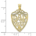 thumbnail image 2 of 10k Gold Dad Of The Year Plaque Pendant Necklace 27.3x7.1mm Wide Pendant for Women - 1.2 Grams, 2 of 2