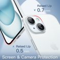 thumbnail image 4 of JETech Ultra Slim (0.35mm Thin) Case for iPhone 15 6.1-Inch, Camera Lens Cover Full Protection, Lightweight Matte Finish PP Hard Minimalist Case, Support Wireless Charging (Frosted Clear), 4 of 6