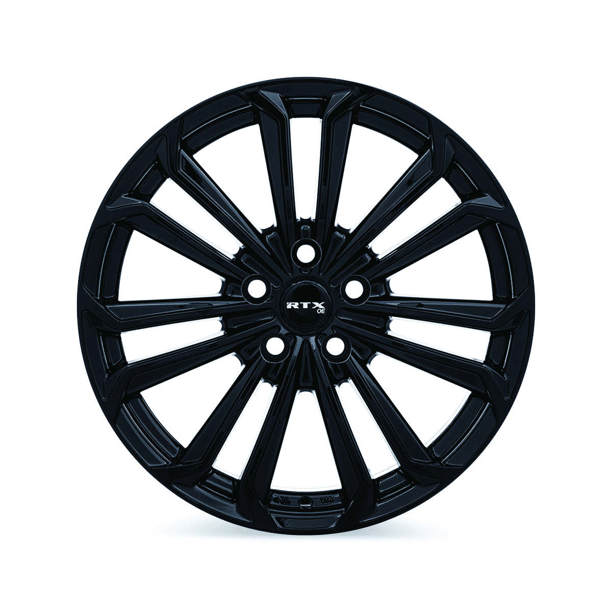 RTX Aura 16x7 5x114.3 ET38 CB60.1 Gloss Black Wheel