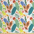 thumbnail image 1 of Exotic Fabric by the Yard, Colorful Botanical Flowers and Organic Fruits Aloha Vibes Vacation Elements, Upholstery Fabric for Dining Chairs Home Decor Accents, Multicolor by Ambesonne, 1 of 4