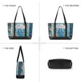 thumbnail image 6 of FORMRS Laptop Tote Bag for Women with 15.6" Computer Compartments Handbag, Blue Sea, 6 of 7