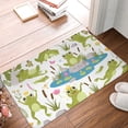 thumbnail image 4 of Honeii Cartoon Frogs Pattern Door Mat, Welcome Door Mats Outdoor Indoor, Stain and Fade Resistant, Non-Slip Entry Matfor Bedroom, Bathroom, Kitchen, 4 of 7