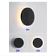 thumbnail image 4 of Apliques de Pared LED para Exterior, Impermeables, Redondos, Decorativos para el Hogar, para Jardín, Balcón, Porche, Puerta de Entrada Francesa, IP65., 4 of 5