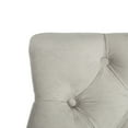 thumbnail image 5 of SAFAVIEH Eleni 30 in. H Tufted Wing Back Bar Stool with Ring, Grey, Set of 2, 5 of 13