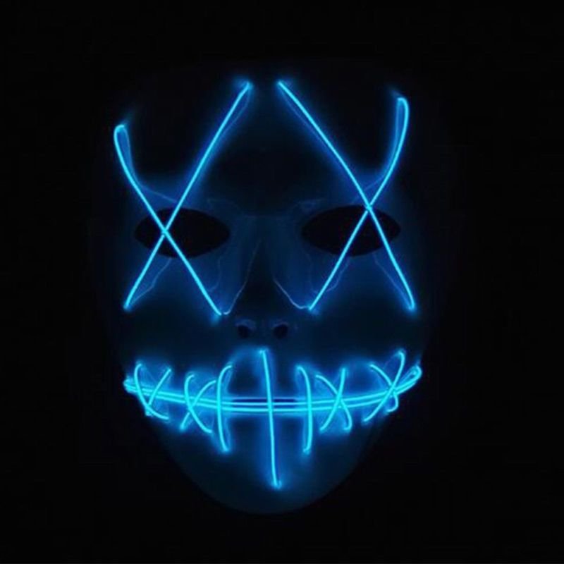 Tagital Adult Light Up LED Halloween Mask