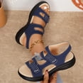 thumbnail image 2 of Zapatos de Verano Casuales para Mujeres de Moda Y Casual Primavera Y Verano Desgaste Exterior Cómodos Zapatos de Pie Abierto de Playa con Suela Gruesa con Correas Sandalias, 2 of 9