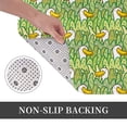 thumbnail image 6 of Rateoe Cartoon Duck Pattern Flannel Door Mat Indoor Outdoor Entrance, Waterproof All-Weather Doormat,Fade Resistant, Low Profile Entryway Mat 16x24in, 6 of 7