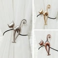 thumbnail image 7 of Walbest European-style Curtain Tie Back Magnetic Alloy Cat Shape Mini Drapery Holdback Curtain Accessory, Creative High-grade Magnetic Curtain Buckle, 7 of 7