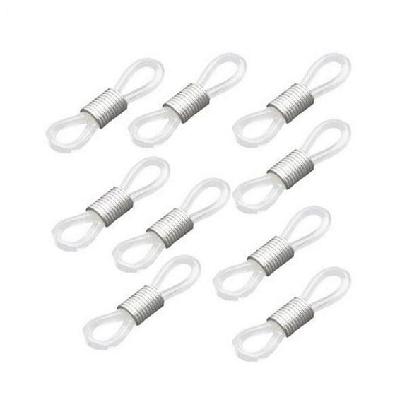 SASABAXI Eyeglass Chain Holder Ends Rubber Metal Prevent Slipping Off 25Pcs 1In