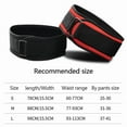 thumbnail image 4 of FitAura 1Pcs Adjustable Sport Weightlifting Powerlift Belt Fitness Dumbbell Barbell Squat Training Lumbar Support Waistband Band (Red,S), 4 of 7