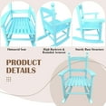 thumbnail image 6 of EBQOSK Children's rocking chair- Indoor or Outdoor -Suitable for kids-Durable Blue, 6 of 7