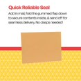 thumbnail image 4 of Envelope School Smart Sans Fermoir 10x13 cm Kraft Brun (Lot de 250), 4 of 9
