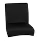 thumbnail image 5 of Funda de cojín para asiento de comedor Soledad Cubierta de Silla Sólida 4X Negra + Roja, 5 of 10