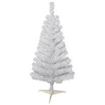 Giftwares 9096801 3 ft. Full Tinsel Iridescent Christmas Tree, White