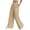 Khaki, variant on Gubotare Palazzo Pants for Women Womens Linen Wide Leg Pants Casual Loose Drawstring Summer Beach Travel Vacation Wide-Leg Pants with Pockets (Dark Blue,L)
