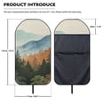 thumbnail image 6 of Garronmavis Sports Car Towel Seat Protection Sweat Absorbent Water Resistant Easy Installation Workout Outdoor Activity Front Seat Protector Fits Most Cars SUVs Trucks Sedans Vans, 6 of 8