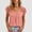 *Pink, variant on ClodeEU Women's Lace Cap Sleeve Blouse, Round Neck Pleated Casual Top Army Green,Women's Plus L