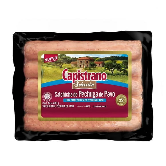 Salchichas de pavo Capistrano 438 g