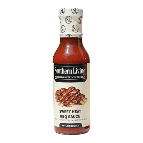 Southern Living Sweet Heat BBQ Sauce, 12 fl oz – Tangy-Sweet Barbecue Sauce with a Touch of Heat for Grilling and Dipping