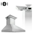 thumbnail image 5 of ZLINE 36 in. Professional Wall Mount Range Hood in Stainless Steel with Built-in CrownSound Bluetooth Speakers (697CRN-BT-36), 5 of 5