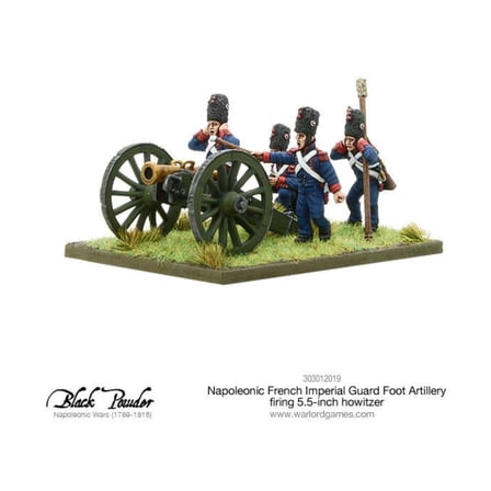 Warlord Games French Imperial Guard Foot Artillery Firing Howitzer New