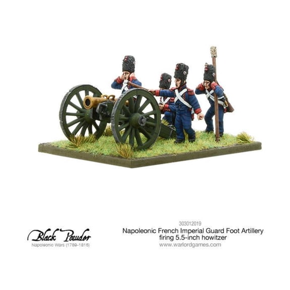 Warlord Games French Imperial Guard Foot Artillery Firing Howitzer New