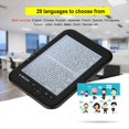 thumbnail image 2 of EBOOK Reader EInk 6 Inch Ereader 600 X 800 Resolution Display 300DPI Blue Cover (Black 8G),1 x e-book reader 1 x USB charging cable,Black, 2 of 7