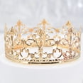 thumbnail image 6 of Joernso Cake Topper Realistic Looking Rust-proof Metal Crown Cake Topper Royal Themed Baby Shower Decoration for Home, 6 of 8