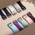 thumbnail image 2 of Correa de reloj deportiva para Apple Watch de 12, 34 y 56ª generación, correa de repuesto de silicona suave de 38 mm, con hebilla clásica, para mujer y hombre, 2 of 2