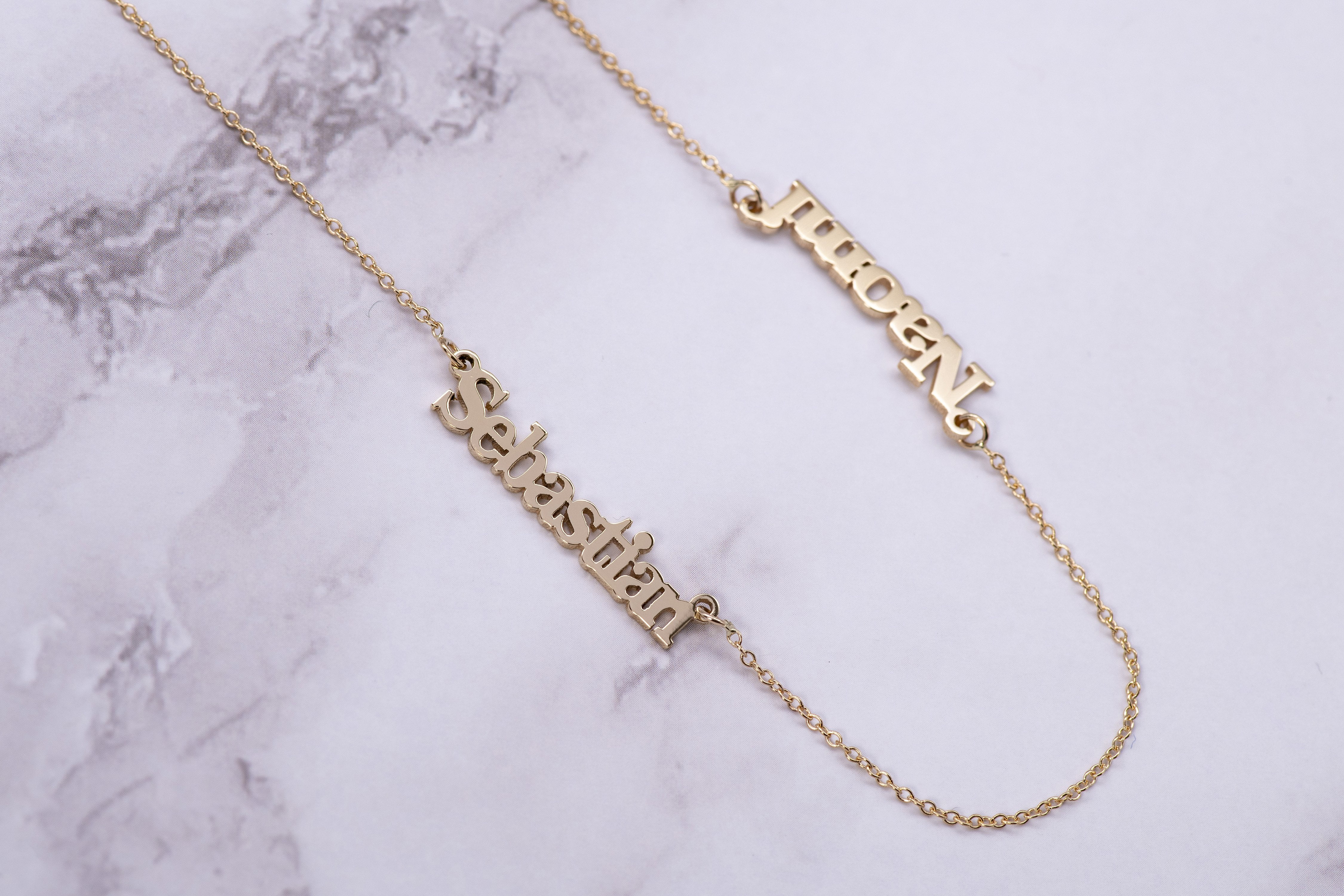 14k Gold Children's Name Necklace 