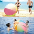 thumbnail image 2 of Miangastore Colorful Inflatable Beach Ball for Kids Playing Made of PVC Multi Perfect for Summer Fun Pool Party 12 Inches, 2 of 8