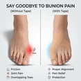 thumbnail image 7 of Cut Bunion Corrector Kinesiology Tape, Elastic Breathable Latex-Free Toe Support Strips, Self-Adhesive Hallux Valgus Corrector for Walking, 7 of 7