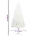 thumbnail image 2 of vidaXL Arbre de Noël Artificiel Aiguilles Réalistes Blanc 120 cm, 2 of 4