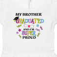 thumbnail image 4 of Inktastic My Brother Graduated and I'm Super Proud Girls Baby Dress, 4 of 5