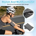 thumbnail image 4 of Funda universal para correr Uxcell con bolsillo con cremallera para teléfonos, caminatas, senderismo, trote, viajes, 4 of 6