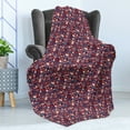thumbnail image 4 of Acorn Soft Flannel Fleece Blanket, Pattern with Autumn Leaves Berries Poppies and Acorns Fall Season Foliage Theme Print, Cozy Plush for Indoor and Outdoor Use, 60" x 80", Multicolor, by Ambesonne, 4 of 5
