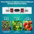 thumbnail image 3 of NAILGIRLS Grow Light 2025 Newest 1000W LED Plant Grow Light Full Spectrum,Dual Switch Veg/Bloom Daisy Chain Plant Grow Heat Lamp with Temperature Hygrometer for Indoor Plants Grow, 3 of 19