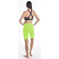 thumbnail image 3 of LMB Biker Shorts for Women Extra Soft Fabric - One Size (XS - M) Neon Yellow, 3 of 4