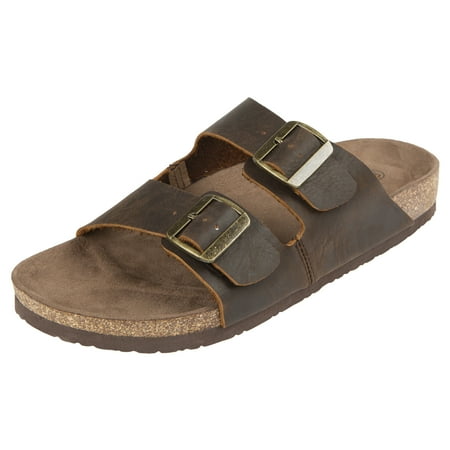 

Northside Mens Raegan Leather Strap Cork Sandal